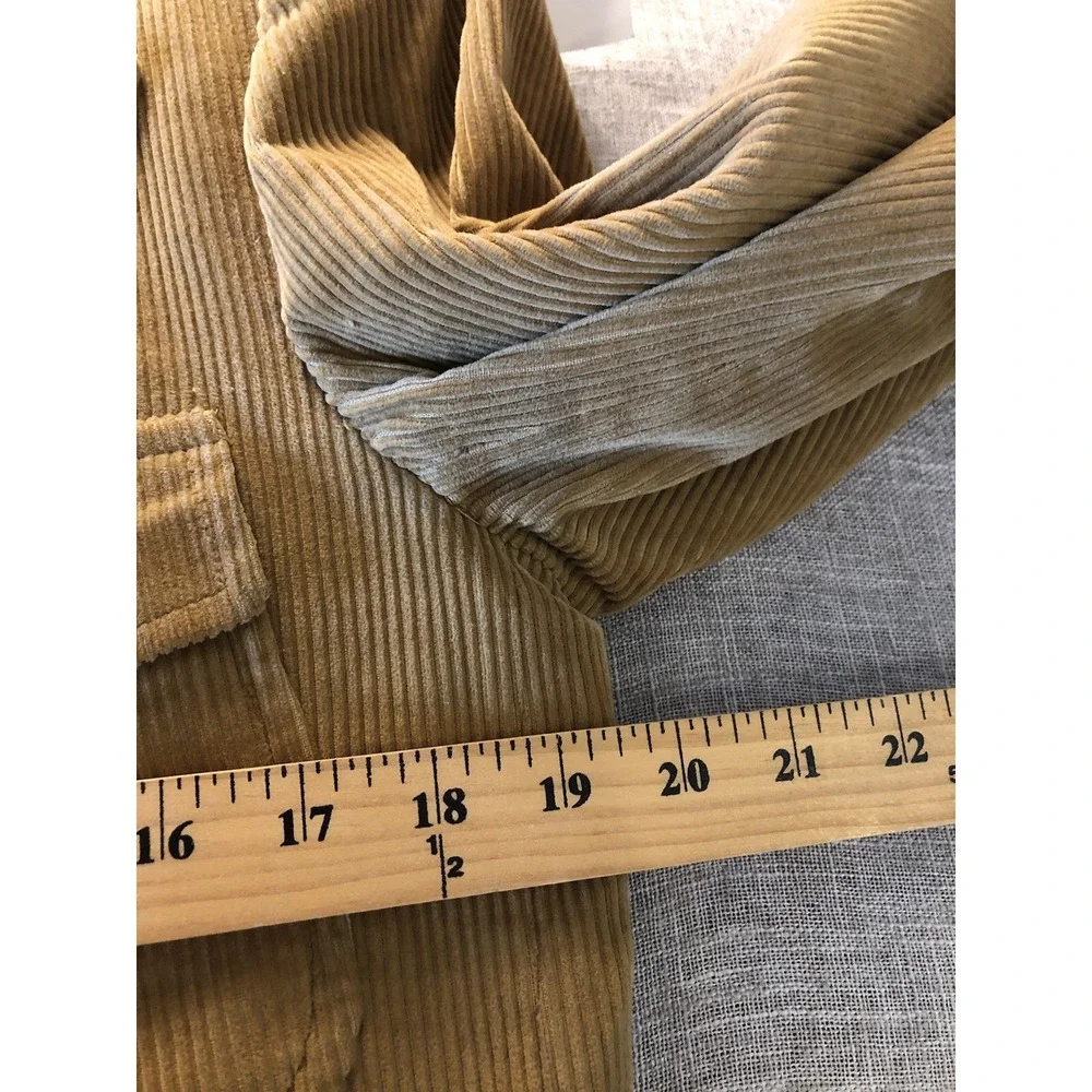 PBM Clothes Blazer Mens 40L Brown Sport Coat Jacket Corduroy Business Casual USA